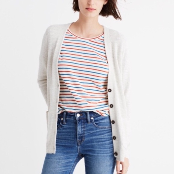 Madewell Sweaters - Madewell white cardigan